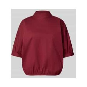 Regular fit strikblouse met 1/2-mouwen