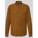 OLYMP - Casual - Overhemd - Nougat - Regular Fit - Kentkraag