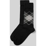 Enkelsokken - Donkerblauw - Katoen - Polyamide - Elastaan