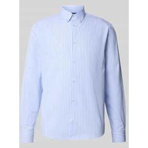 Slim fit zakelijk overhemd met knoopsluiting