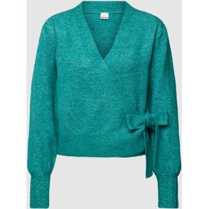 Gebreide pullover met V-hals, model 'olene'