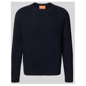 Gebreide pullover van wol, model 'Fuji'