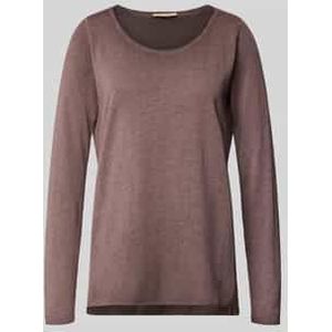 Gebreide pullover met rolzoom