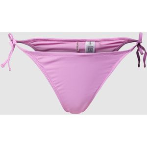 Bikinislip met labeldetail