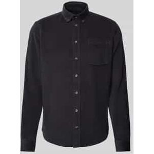 Regular fit corduroy overhemd met button-downkraag, model 'ANTON'