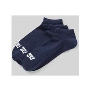 Levi's - Enkelsokken - Donkerblauw - Zacht Katoen - Verpakking van 3 Stuks