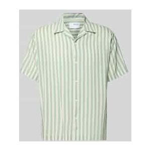 Relaxed fit vrijetijdsoverhemd van een mix van katoen en modal