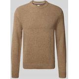 Brax - Model 'Rick' - Gebreide Pullover - Wolmix - Regular Fit