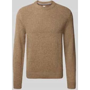 Brax - Model 'Rick' - Gebreide Pullover - Wolmix - Regular Fit