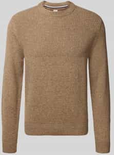 Brax - Model 'Rick' - Gebreide Pullover - Wolmix - Regular Fit