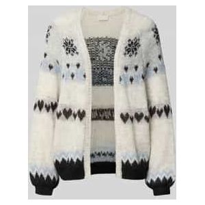 Cardigan met ribboorden