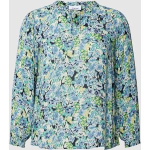 PLUS SIZE blouse met all-over bloemenmotief