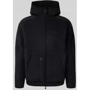 Regular fit sweatjack met capuchon, model 'SW_HOLE19 SNUGGEL'