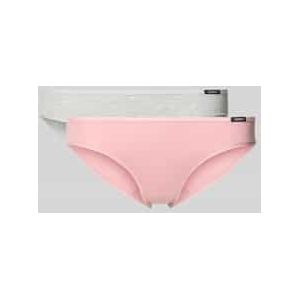 Slim fit slip van katoenmix in een set van 2 stuks