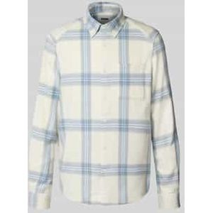 Slim fit vrijetijdsoverhemd met button-downkraag, model 'LIET'