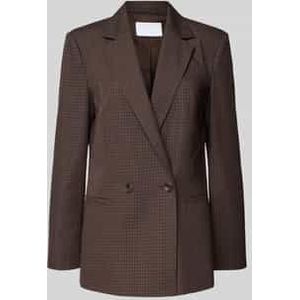 Regular fit blazer met reverskraag