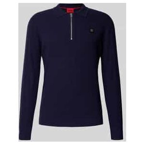 Regular fit gebreide pullover van viscosemix, model 'SASTORO'