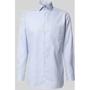 OLYMP - Luxor - Overhemd - Zilvergrijs - Strijkvrij - Boordmaat 46