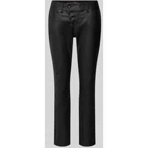 Skinny fit broek in leerlook, model 'Malibu'