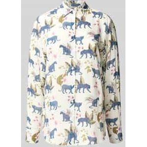 Eterna - Overhemdblouse - Indigo - Regular fit - EASY IRON