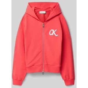 Sweatjack met labelstitching, model 'TERRY'