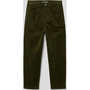 Stoffen broek van fijne corduroy met elastische band, model 'BEN'