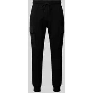 Slim fit sweatbroek in cargolook