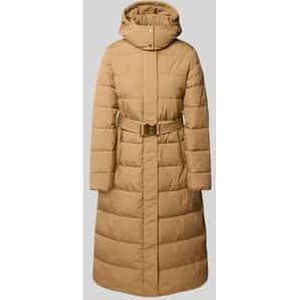 JOOP! - Cassandra - Gewatteerde Jas - Beige - Lange Pasvorm