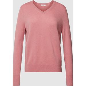 Gebreide pullover met V-hals van kasjmier