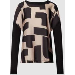 Shirt met lange mouwen en motiefprint