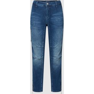 Regular fit jeans met labelpatch, model 'RICH CARGO'
