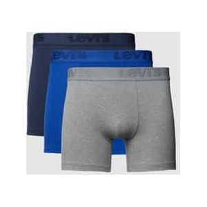 Boxershort met label in band in een set van 3 stuks