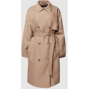 Trenchcoat met strikceintuur, model 'DOREEN'