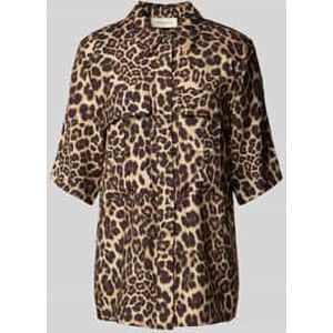 Regular fit blouse met borstzakken, model 'GABBY'