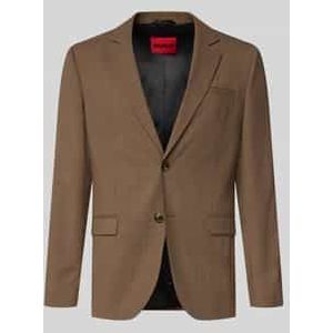 Extra slim fit 2-knoops colbert met scheerwol, model 'Arti'