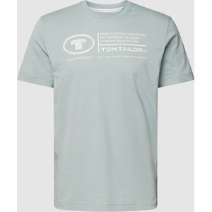 T-shirt met statementprint, model 'printed crewneck'