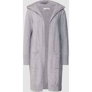 Lange cardigan met capuchon, model 'WARMAA'