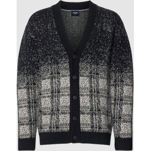 Cardigan met V-hals, model 'Carlo'