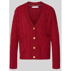 Oversized gebreid jack van pure wol