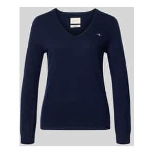 Gant - Gebreide Pullover - Lamswolmix - V-hals