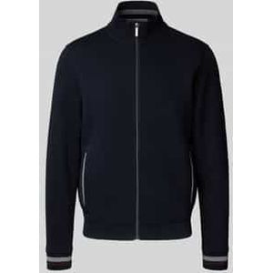 Sweatjack met opstaande kraag