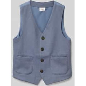 Regular fit gilet met viscose