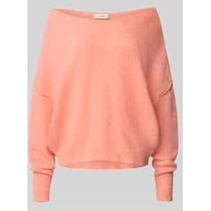 Gebreide pullover met boothals, model 'DAMSVILLE'