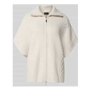 Loose fit gebreid jack met wol