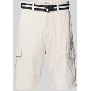 Regular fit korte cargobroek met Franse steekzakken