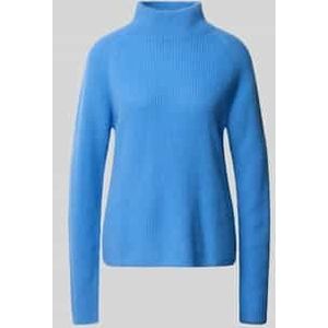 Gebreide pullover van kasjmier met opstaande kraag