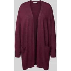 Gebreid jack met opengewerkte voorkant