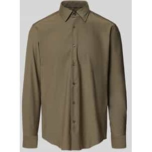 Regular fit zakelijk overhemd met kentkraag, model 'JOE'