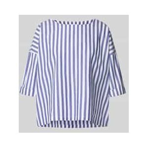 Relaxed fit blouse met extra brede schouders