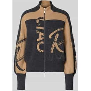 Gebreid jack met ritssluiting